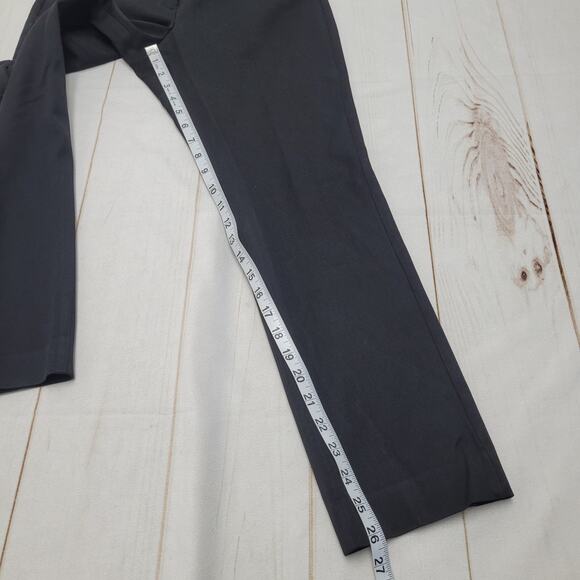 Express editor low rise  barely boot straight pants black slacks ankle - Picture 2 of 8